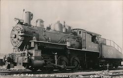 KCS #99 0-6-0 Train Engine Postcard