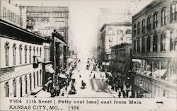 11th Street (Petty Coat Lane) East from Main Postcard