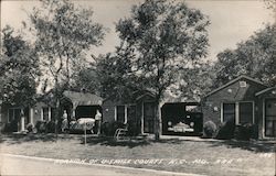 Portion of U-Smile Courts Postcard