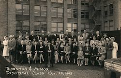 Thornton & Minor Dismissal Class Oct. 22, 1943 Postcard