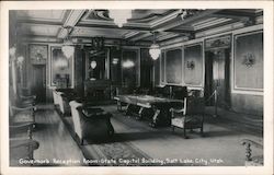 Governor's Reception Room, State Capitol Building Postcard