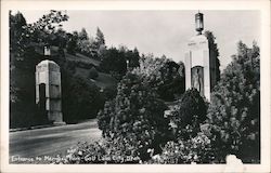 Entrance to Memory Park Postcard