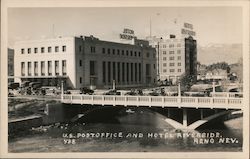 U.S Post Office and Hotel Riverside Reno, NV Postcard Postcard Postcard