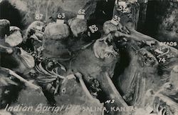 Indian Burial Pit Postcard