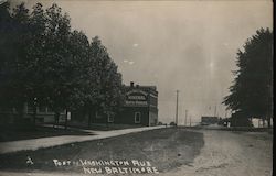 Foot of Washington Ave Postcard