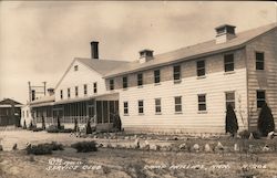 Service Club, Camp Phillips Postcard