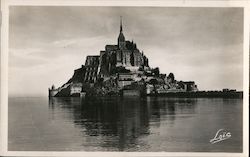 Le Mont Saint Michel Silver Coast, France Postcard Postcard Postcard
