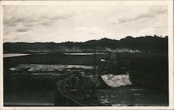 Spillway of Gatun Dam Postcard