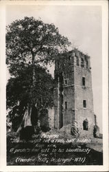 Old Panama Cathedral Postcard