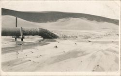 Dredge Water Exiting Pipe, Panama Canal Postcard