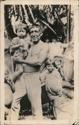 Father and Daughter Postcard