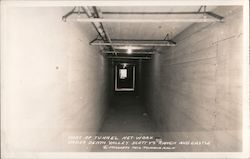 Part of Tunnel Network Under Scotty's Ranch and Castle Postcard