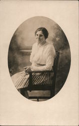 Portrait of Woman Postcard