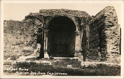Chapel Ruins, Mission San Juan Capistrano Postcard