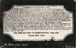A History of the Mystery Spot Postcard