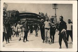 Police with Prisoner, Postal History Postcard