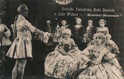 Rudolph Valentino and Bebe Daniels as Lois Wilson in "Monsieur Beaucaire" Actors Postcard Postcard Postcard