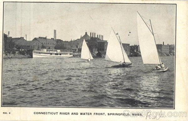 Connecticut River and Water Front Springfield Massachusetts