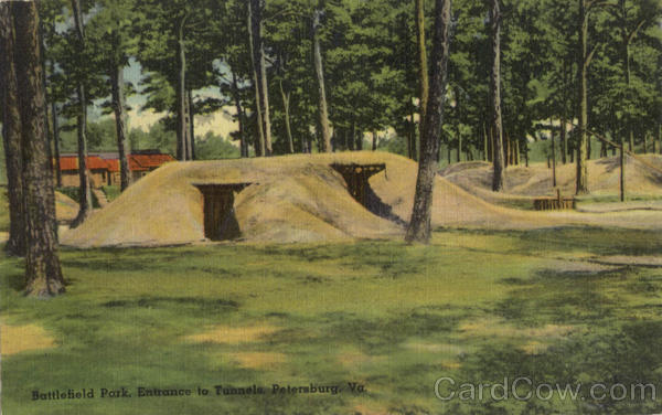 Battlefield Park, Entrance to Tunnels Petersburg Virginia