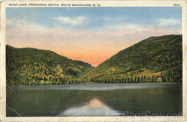 Echo Lake, Franconia Notch White Mountains New Hampshire