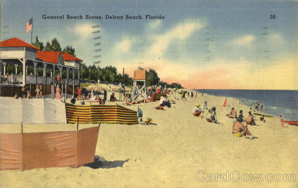 General Beach Scene Delray Beach Florida