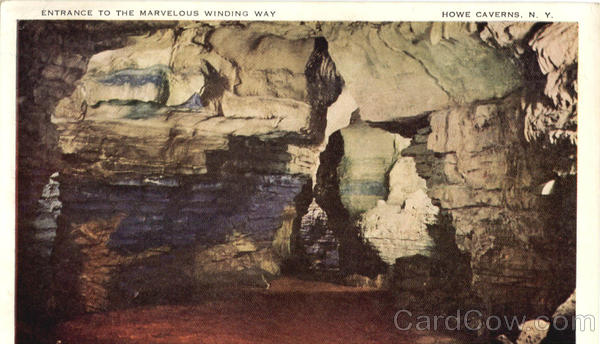 Entrance to the Marvelous Winding Way Howe Caverns New York Entrance to the Marvelous Winding Way Howe Caverns New York