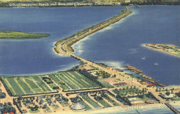 Clear Water Beach and Memorial Causeway Clearwater Florida