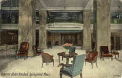 Interior Hotel Kimball Postcard