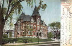 Public Library Postcard