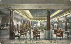 Lobby, Cooley's Hotel Postcard