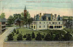 D. B. Wesson's House and South Church Postcard