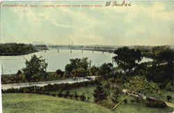 Looking Up River from Forest Park Postcard
