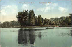 On the Agawam River Springfield, MA Postcard Postcard