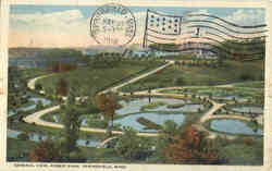 General View, Forest Park Springfield, MA Postcard 