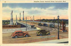 Hampden County Memorial Bridge Postcard