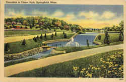Cascades in Forest Park Postcard