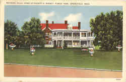 Pecousic Villa, Home of Everett H. Barney, Forest Park Postcard