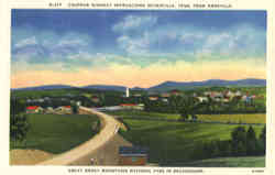 Chapman Highway Approaching Sevierville Postcard