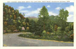Chimney Tops From Above The Loop-Over Postcard