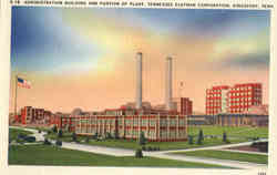 Administration Building And Portion Of Plant, Tennessee Estaman Corporation Kingsport, TN Postcard Postcard