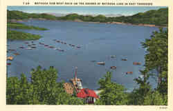 Watauga Dam Boat Dock On The Shores Of Watauga Lake In East Tennessee Postcard