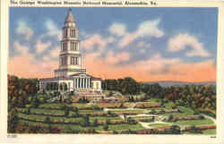 The George Washington Masonic National Memorial Postcard
