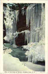 Glen of the Pools in Winter Postcard