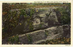 Lion Head by J. A. Beck, Lititz Springs Park Postcard