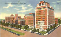 Barnes Hospital Group Postcard