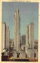 Rockefeller Center New York City, NY Postcard 