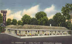 Delta Motel & Coffee Shop Postcard