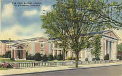 The First Baptist Church of Richmond Postcard