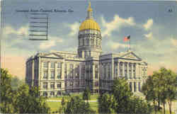 Georgia State Capitol Postcard