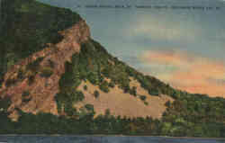 Indian Profile Rock, Mt. Tammany Delaware Water Gap, PA Postcard Postcard
